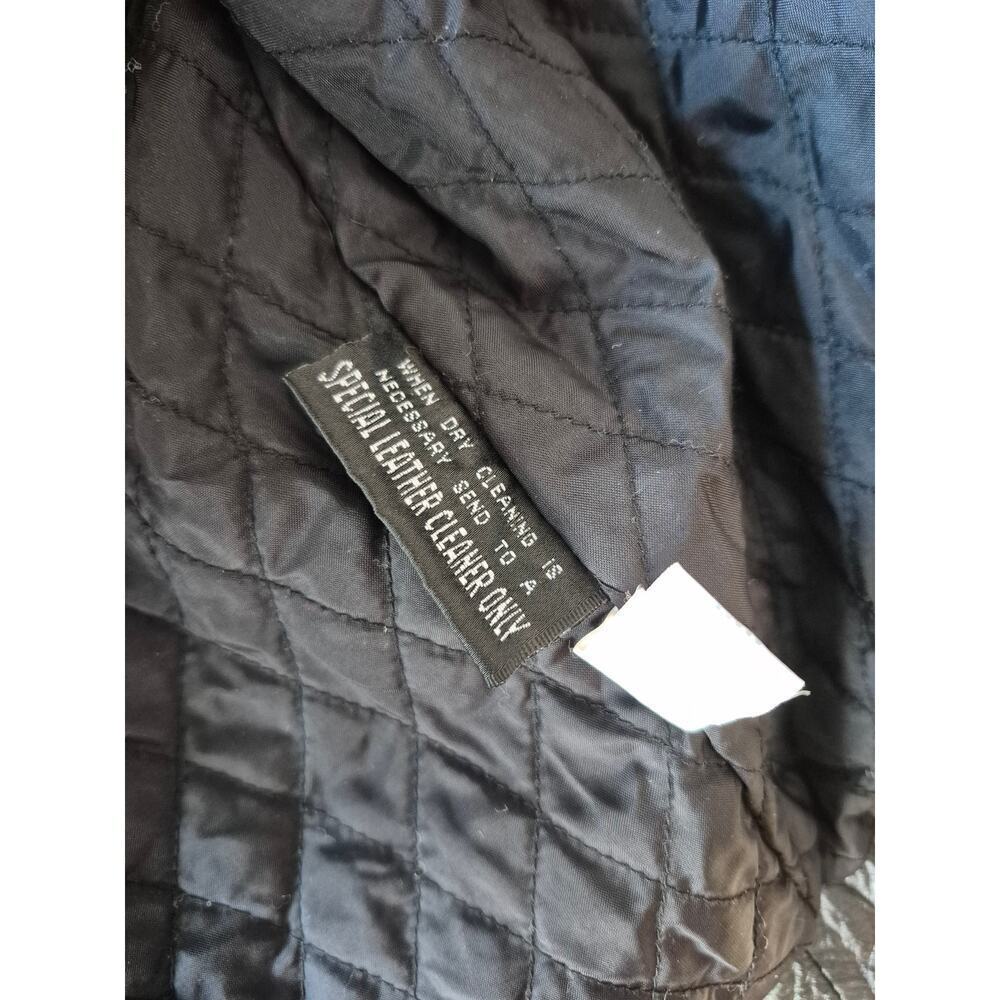 Vintage Wilsons leather M.Julian  black kids bomber jacket size small perfect! - Picture 5 of 9